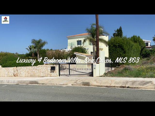 Sea Caves Villa in Paphos Cyprus - Property 863 – Luxurious & Modern home in Exclusive Neighbourhood