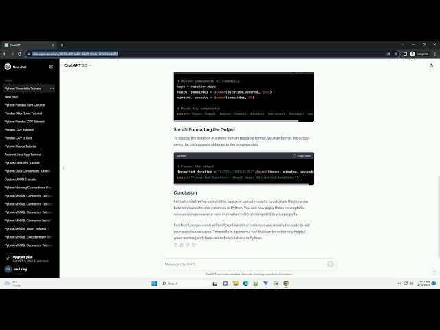 python timedelta between two datetime