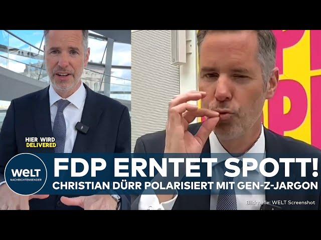 FDP: "Purer Slay!" Christian Dürrs TikTok-Video bringt den Bundestag und das Internet zum Staunen