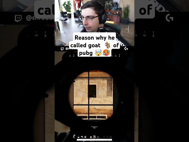 Reason why shroud called goat  of pubg  #bgmi #pubg #pubgmobile #shroud #shortsfeed #pubgshorts