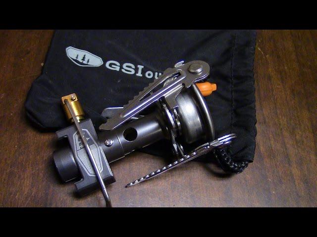 GSI Ultra Light Pinnacle Canister Stove & Halulite Minimalist Cup Kit