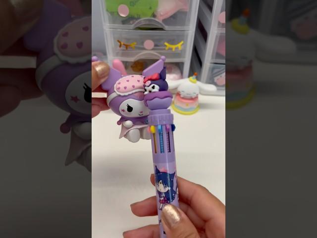 Cutie Kuromi pen 10 colours  #kuromi #sanrio #kuromipen #sanriolover #kuromilover #kuromifinds