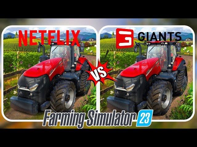 Fs23 Netflix Edition vs Fs23 Mobile Edition | Timelapse |