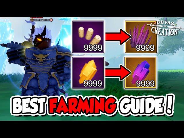 Devas Of Creation Best Material Farming Spots Location Beginners Guide! (CODES)