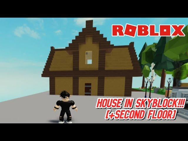 How to make an easy House #3 in | Roblox - Skyblock