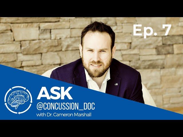 Concussion Related Whiplash & Dizziness (Ask Concussion Doc Ep. 7) 2019