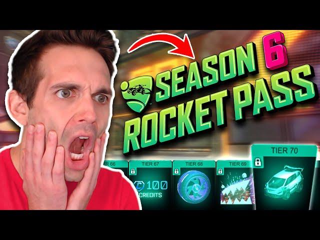 THE *NEW* SEASON 6 ROCKET PASS IS THE BEST EVER! (Rocket League Season 6 Item Showcase)