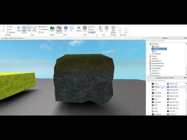 Roblox how to change terrain colors