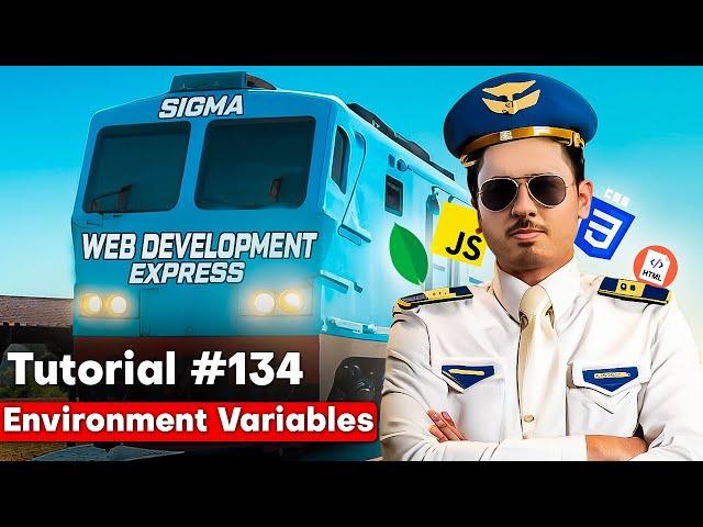 Environment Variables in Next.js | Sigma Web Development Course - Tutorial #134