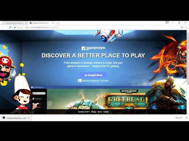 How to download and Install Facebook Game Room