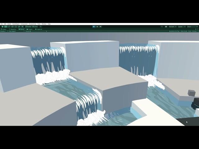 RealTime Waterfall using Unity ShaderGraph