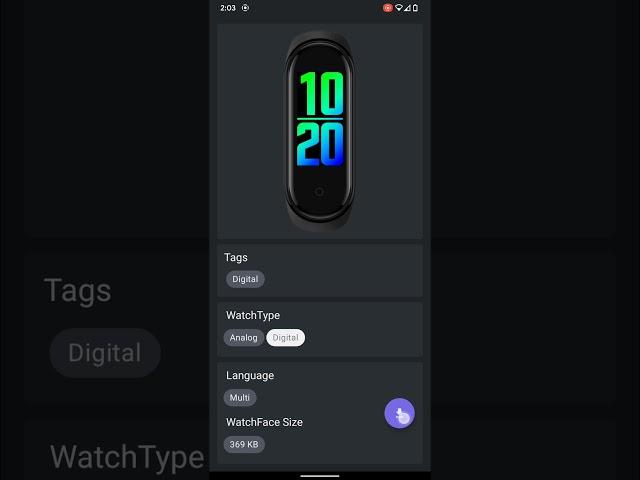 WatchFaces for Mi Band 5 - Working with Android 11