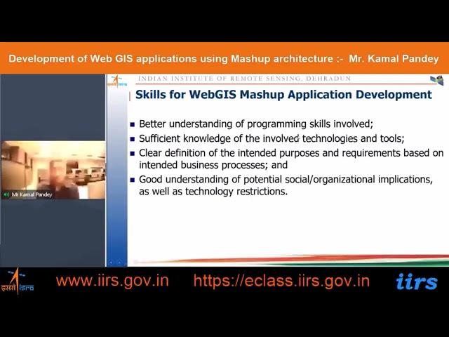 Development of Web GIS applications using Mashup architecture by Mr. Kamal Pandey