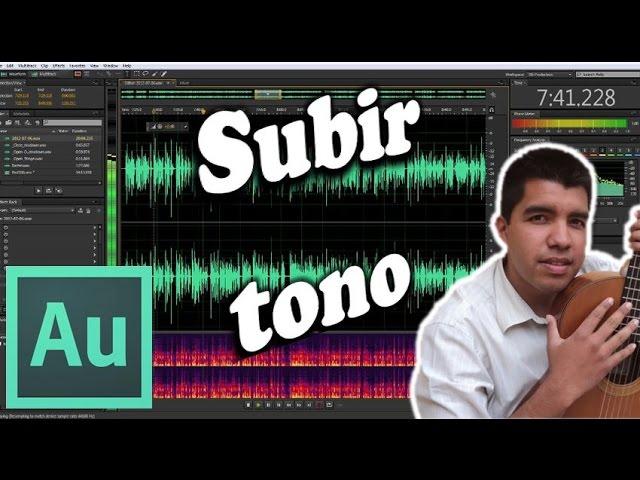 Adobe Audition CS6- How to raise a pitch (Tutorial)