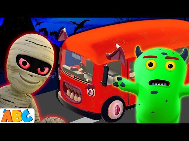 Spooky Wheels On the Bus with the Monster  | Bus Ride For Kids | Scary Songs by @AllBabiesChannel