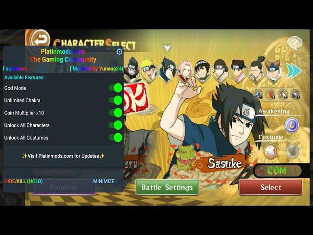 NARUTO: Ultimate Ninja STORM v1.0.16 | Mod Menu Android Gameplay Full offline