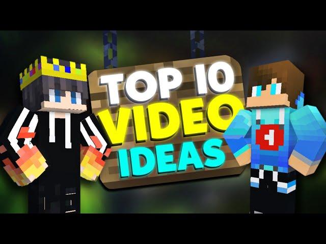 Trending Minecraft CONTENT IDEAS For All Small Creators