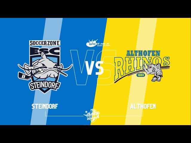 AHC Division 1 | Final 3 | ESC SoccerZone Steindorf vs. 1.EHC Althofen Rhinos | 08.03. | 18:00