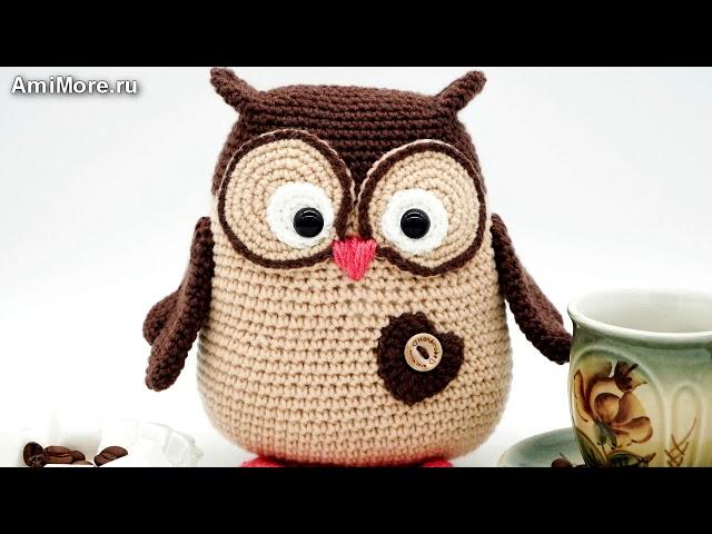 Амигуруми: схема Сова. Игрушки вязаные крючком - Free crochet patterns.