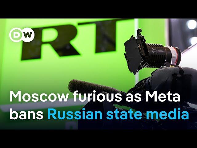 Facebook owner Meta bans Russian state media from all platforms | DW News