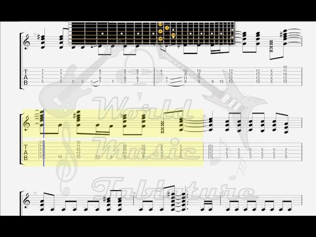 Extreme   Stop The World GUITAR TAB