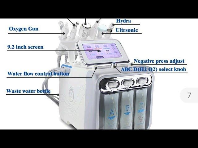 معاينة لجهاز الهيدروفيشيال أحدث موديل _ التقشير المائي_ #هيدرافيشل  Hydrafacial