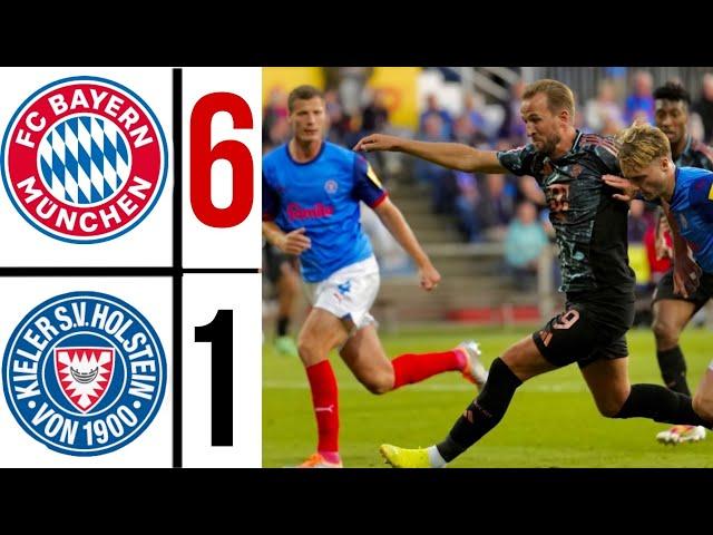 Bayern München vs Holstein Kiel (6-1) Highlights | bundesliga 2024/25 harry kane & jamal musiala