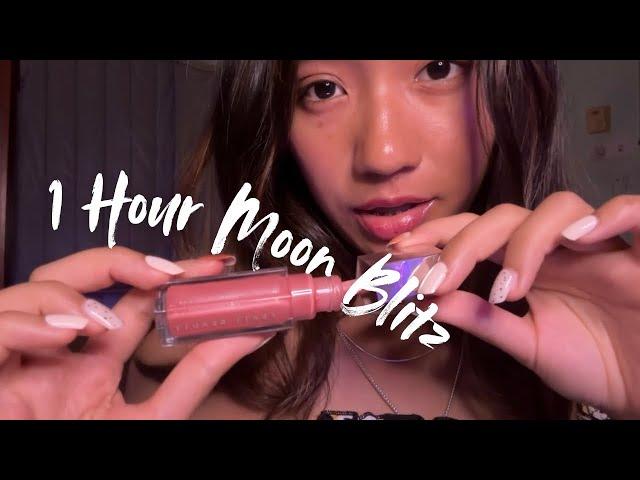 ASMR ~ 1 HOUR of MOON BLITZ | For Background, Study, Sleep, Relaxation