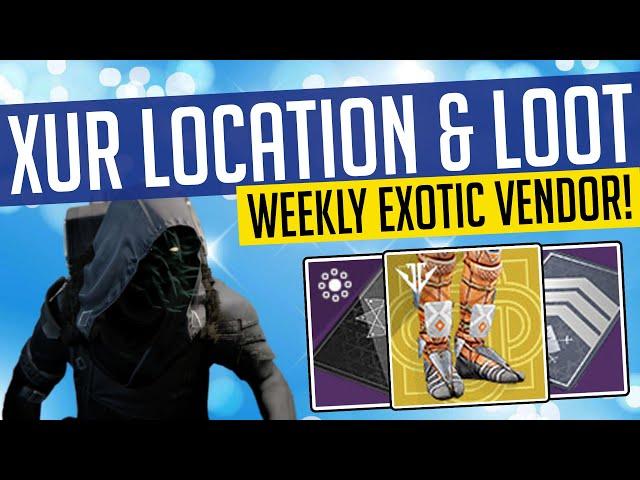 Destiny 2 | WHERE IS XUR? Dawn Exotics & Inventory | 17th January 2020