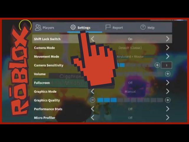 Как в Roblox изменить настройки ️