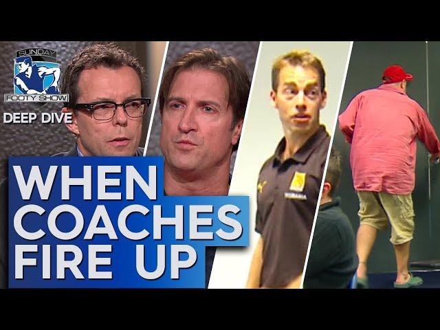 The most tense exchanges between coaches and the media | Deep Dive - Sunday Footy Show