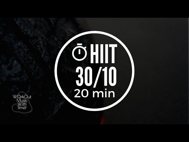 Interval Timer With Music | 30 sec  rounds 10 sec rest | Mix 102