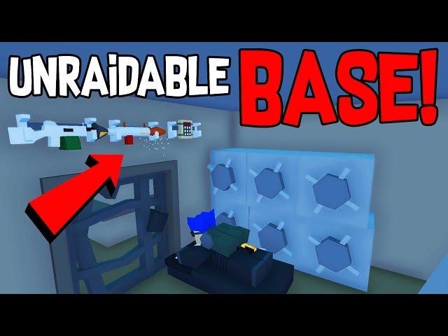 ALMOST UNRAIDABLE BASE IN VANILLA! Only 2 Scrap required! | Unturned Base Design