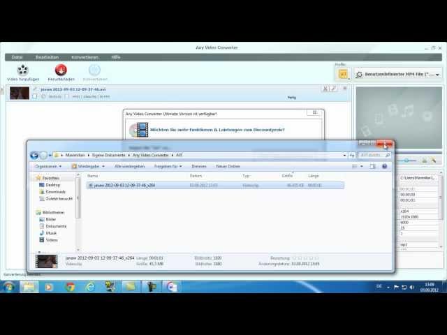 Any Video Converter 5.0.5 - Tutorial - Grundlagen - Videos verkleinern und in HD umwandeln [Full HD]