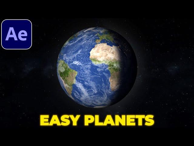 Create Planets in After Effects | After Effects Tutorial | No Plugins