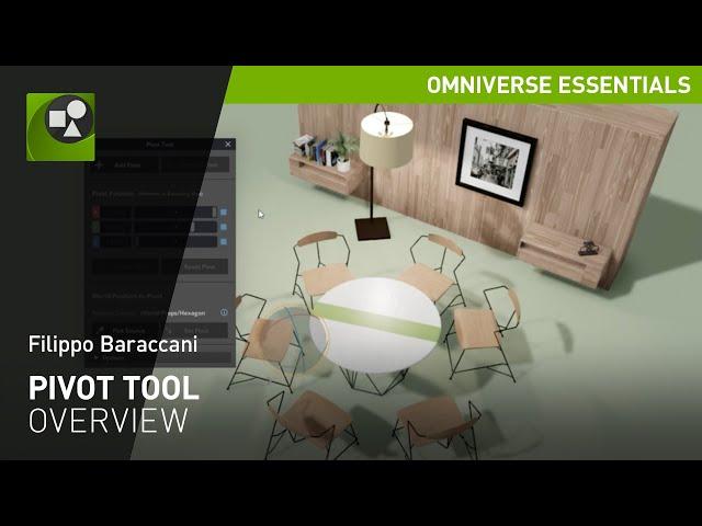 Overview of the Pivot Tool in Omniverse USD Composer