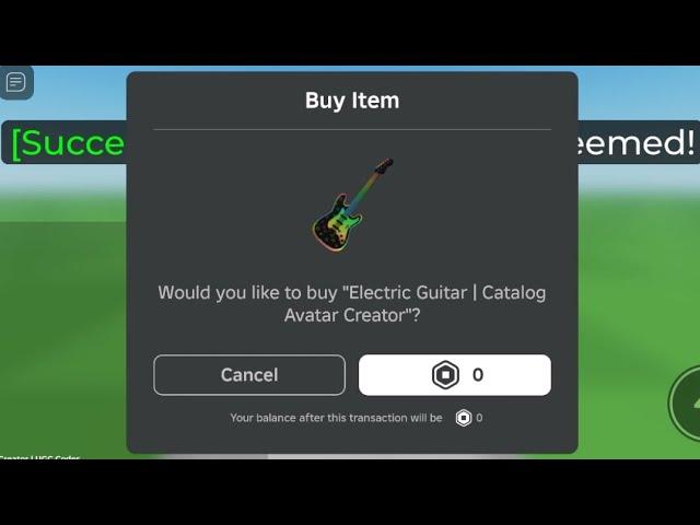 Being a goblin and sniped another CAC Guitar from @TheRobloxfreeplayer  #31931