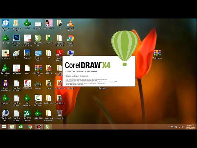 Corel draw x4  installation life time