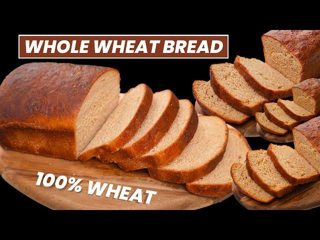 हेल्दी गेहूँ के आटे का ब्रेड घर पर बनायें | 100% Wheat Bread Recipe | Healthy Bread Recipe by Kabita