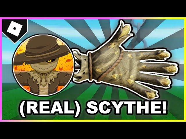 How to ACTUALLY get SCYTHE GLOVE + "FARMLAND FRAY" BADGE in SLAP BATTLES! [ROBLOX]