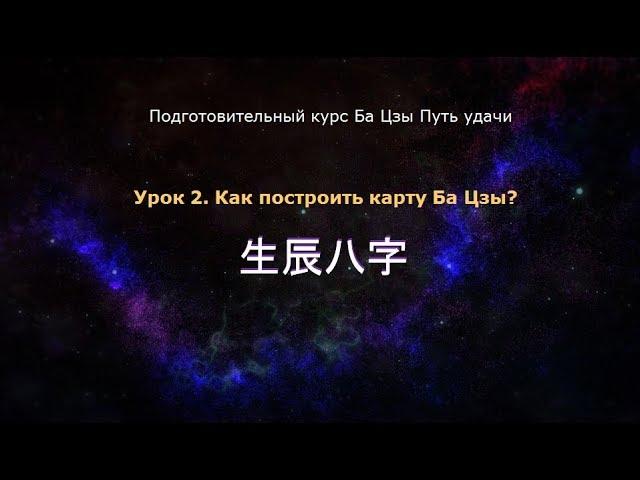 Ба Цзы Путь удачи урок 2. Как построить карту бацзы