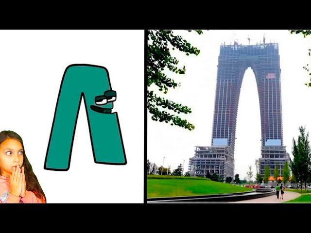 НАШ АЛФАВИТ ЛОР в РЕАЛЬНОЙ ЖИЗНИ  Alphabet lore in real life! Пластилин Анимации Валеришка