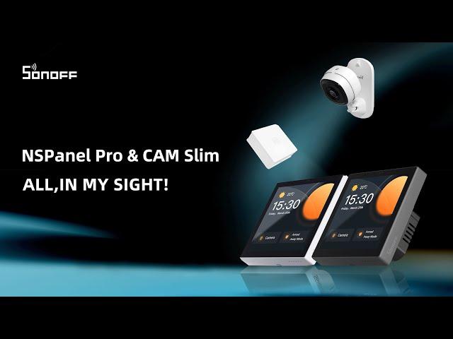 SONOFF NSPanel Pro Smart Panel Works with Smart Cameras