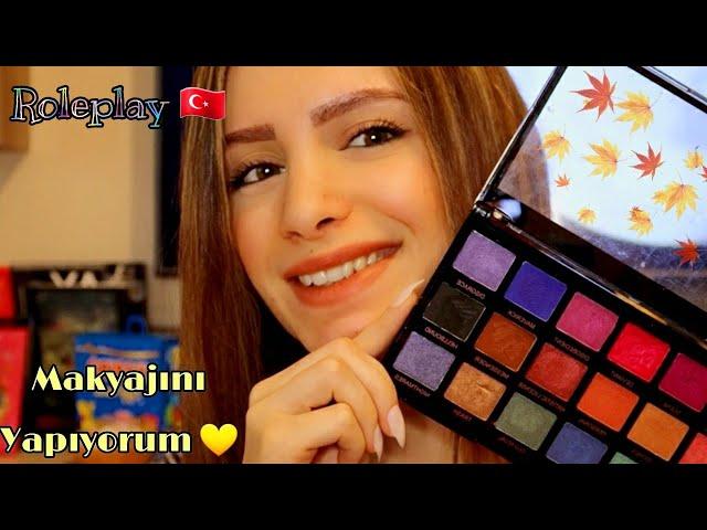 Türkçe ASMR Roleplay  Cilt Bakım & Makyajını Yapıyorum 