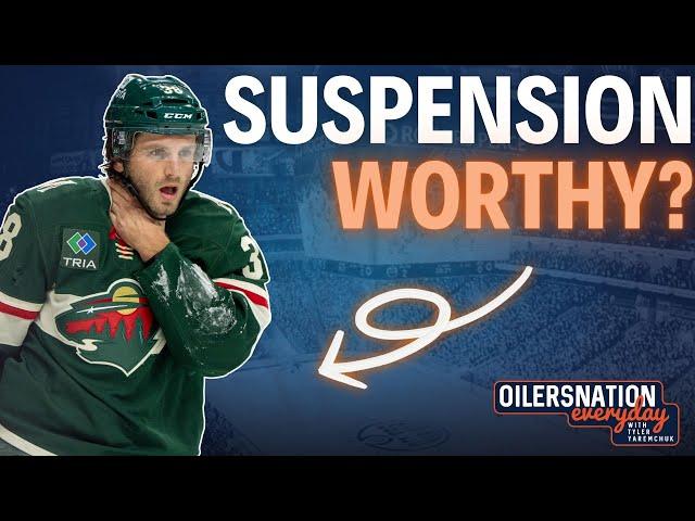 Should Ryan Hartman be suspended for his hit on Evan Bouchard?