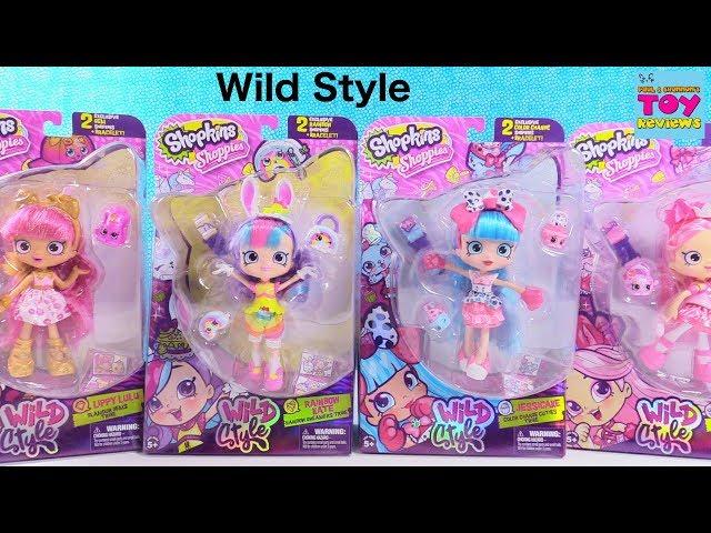 NEW Shoppies Shopkins Dolls Season 9 Wild Style Unboxing Review | PSToyReviews