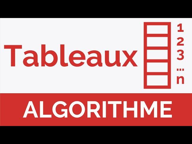 Algorithme #18 : Tableaux ( Darija )