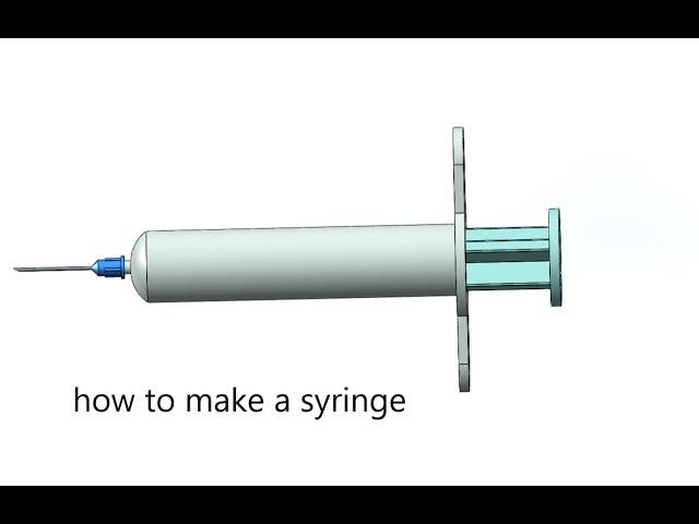 How to model Syringe | Solidworks tutorial