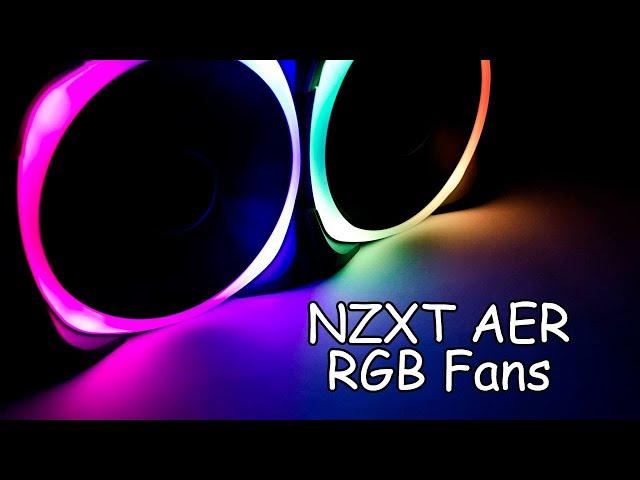 NZXT AER RGB Fans - Custom preset effects preview