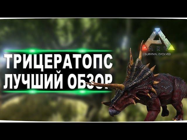 Трицератопс (Triceratops)  в АРК. Лучший обзор: приручение, разведение  и способности  трайка в ark